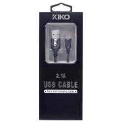 Micro 2A USB V8V9 Heavy Duty Braided Cable 3FT (Black)